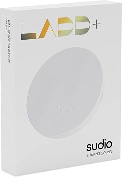 Sudio Ladd+ Qi Certified Wireless Charger Pad, Fast & Slim Wireless Charging Pad for All Devices, Durable, Efficient, Wireless Phone Charger