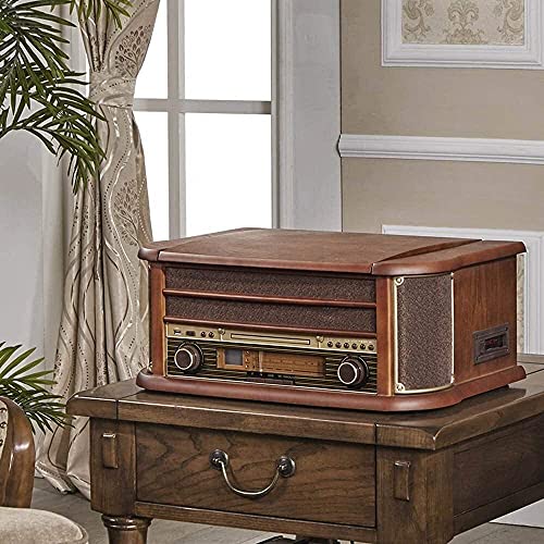 1411 Gramophone Tourne-Disque Vinyle Rétro: Platine Vinyle Bluetooth, Acajou, Marron - Les Beatles, Paul McCartney, John Lennon, RIngo Starr, George Harrison 1411 Gramophone Tourne-Disque Vinyle Rétro: Platine Vinyle Bluetooth, Acajou, Marron – Image 6
