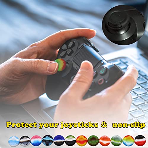 36Pcs Joystick Grip For Ps5 Ps4 Controller, Silicone Thumb Grips Caps Cover Analog Stick For Playstation 5, Playstation 4 Controller, Xbox 360, Xbox One Controller (36Pcs Multicolor Joysticke Caps) #TOP4
