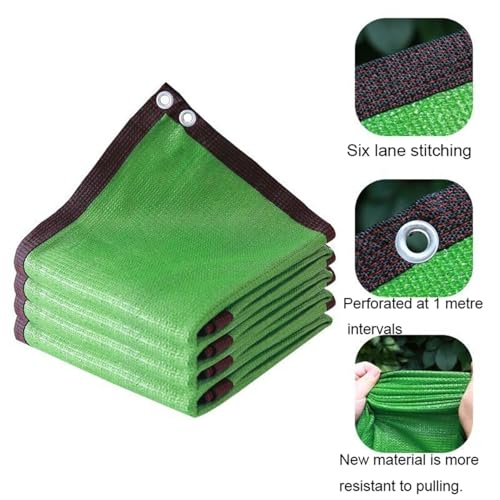 Toile d'ombrage pour serre de jardin avec œillets résistante aux UV