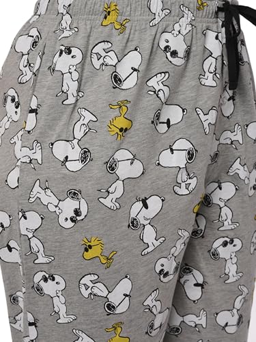 Peanuts Mens Snoopy All Over Print Lounge Pajama Pants3
