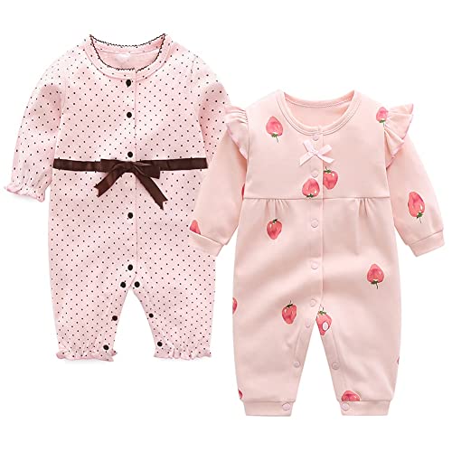 Curipeer Baby Girls Sleeveless Outfits Romper Print Cartoon Baby Summer Jumpsuit