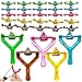 FUZSKWID Party Favors - Pureadee 5Pcs Color Catapult Poo Slingshot Set with 30PCS Poop Bullets - Emoji Poop Toy for Kids and Adults, Perfect Stress Relief Gift