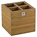 Produktbild ZWILLING Vorratsdose mit Einteiler, quadratisch, 16 x 16 x 15 cm, Bambusholz, Braun