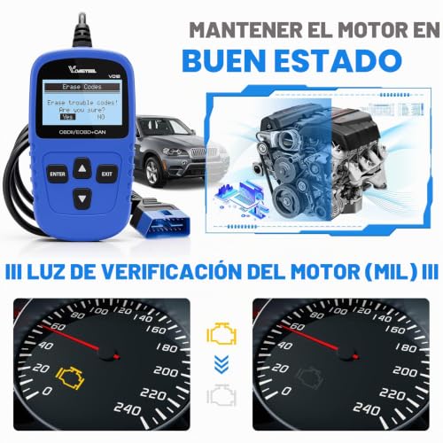 Escáner OBD2 VDIAGTOOL VD10 para revisar fallos antes de viajar 3