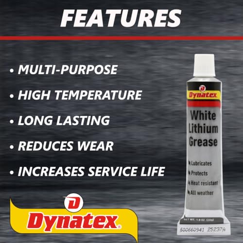 Image of Dynatex 49594 Lithium Multi-Purpose Grease, 1.5 oz Tube, White