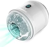 2026 New Edition Masterburbatar Hands Free, Cooling Heating, 7 Sucking Rotating Licking, Male Mastusbafor Blowjobob Machine for Man Automatic Tight Sleeve Underwear NNN11 (White 1)