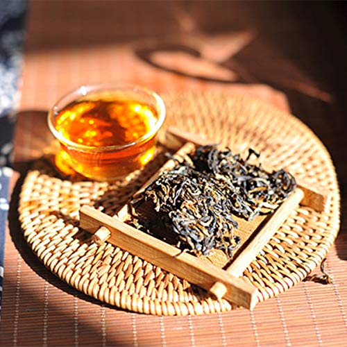 Té Puer maduro de 500g, centavos de oro de Yunnan, cabeza de león, té Puer rojo opaco, Pu'er orgánico, árbol viejo, puer… - Imagen 6