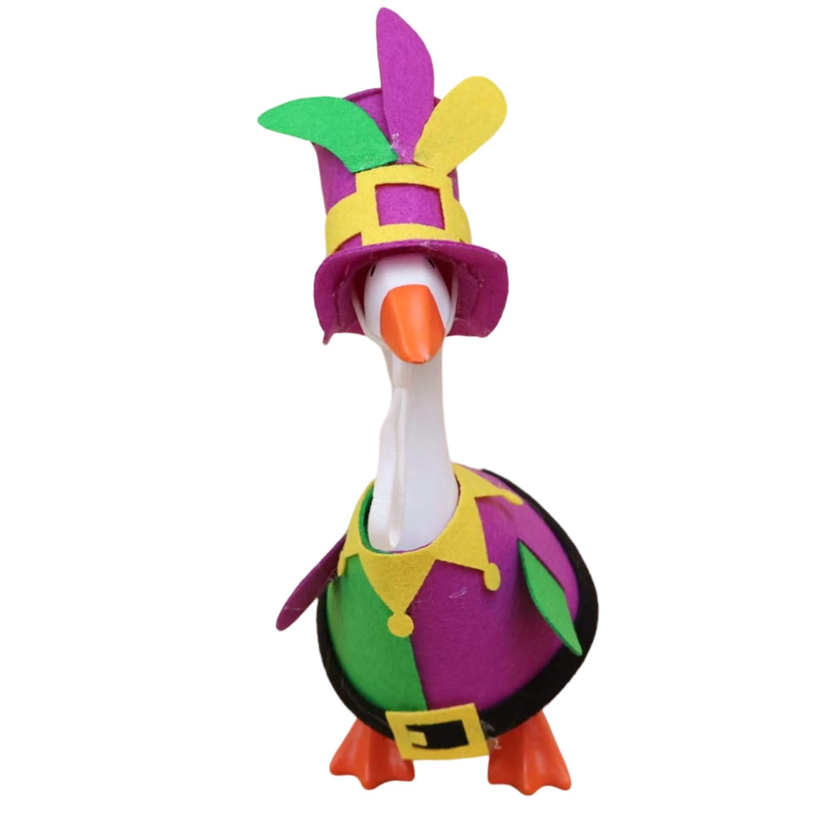Elnwnnkc Clown Felt Costume Accessory For 7 Inch Tabletop, Look Outfit Set For Display Decor Accent Figurine Clothes Felt Tabletop Costume Desk Accessory Room Display Shelf Accent
