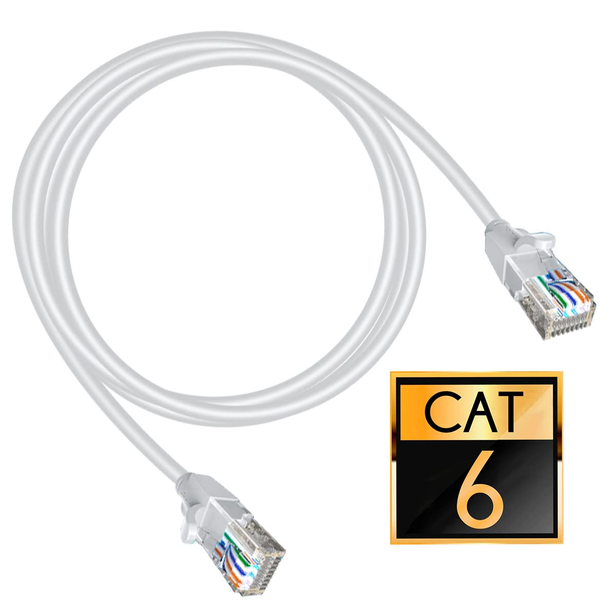 Cable de Red RJ45 UTP Vention IBEHH Cat.6/ 2m/ Gris