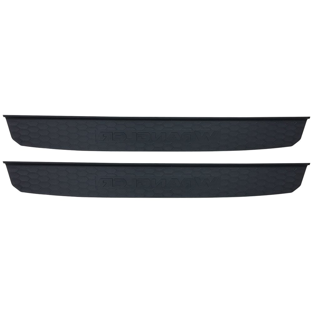 SXMA JL1001 Threshold of 4 Doors Front Entry Guards Door Sill Plate Protectors for Je ep W Rangler JL 2018+