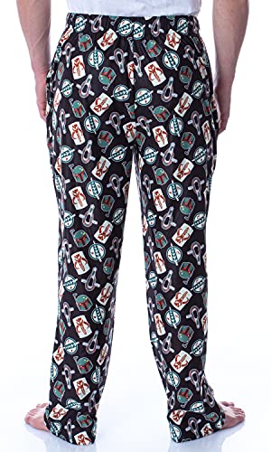 Star Wars Men's Boba Fett Pajama Pants Loungewear Sleep Bottoms Pants4