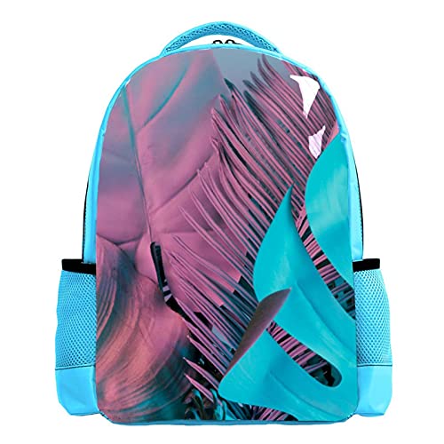 Sac d école rose et bleu pour soulager le dos des enfants en primaire