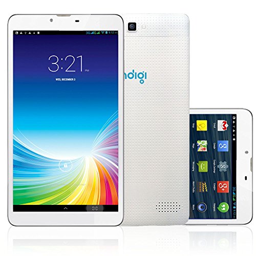 Indigi® Gsm Unlocked Android 9.0 4G Lte 7.0" Tabletpc & Smartphone [Dualsim + 4Core + ] 2Gb Ram/16Gb Storage (Frost White) + 32Gb Microsd Card #TOP3