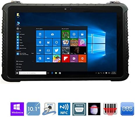 Industrial Rugged Waterproof Tablet PCs Windows 10 Home 10.1 inch Intel Quad Core/Ublox GPS GNSS/Ethernet RJ45/ COM 1 RS232