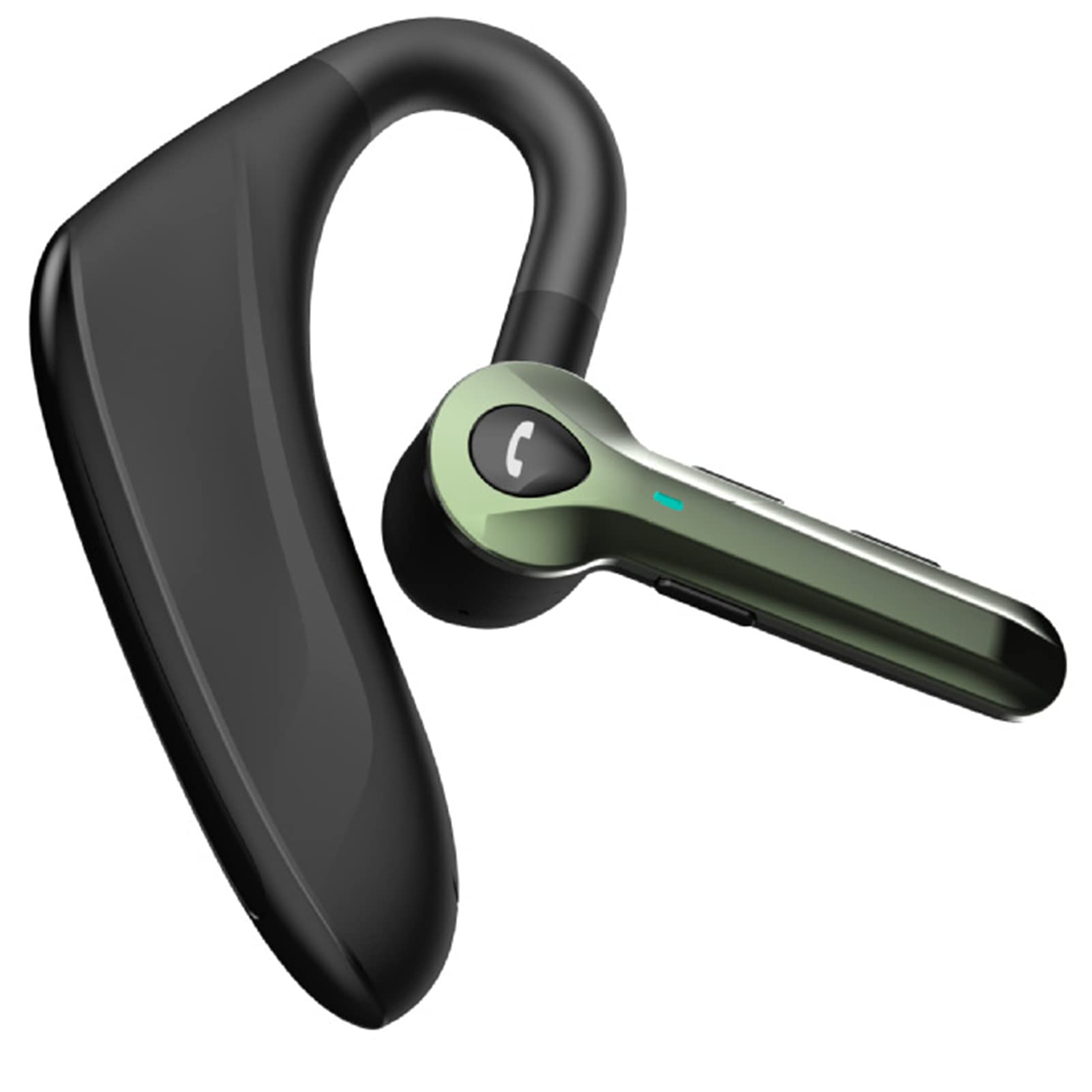 AMPACO Trucker Bluetooth Headset Wireless Bluetooth Earpiece with Microphone ENC Long Battery Life Waterproof Earpiece for Office Business Driving Work HD Phone Calls(Color:B.)