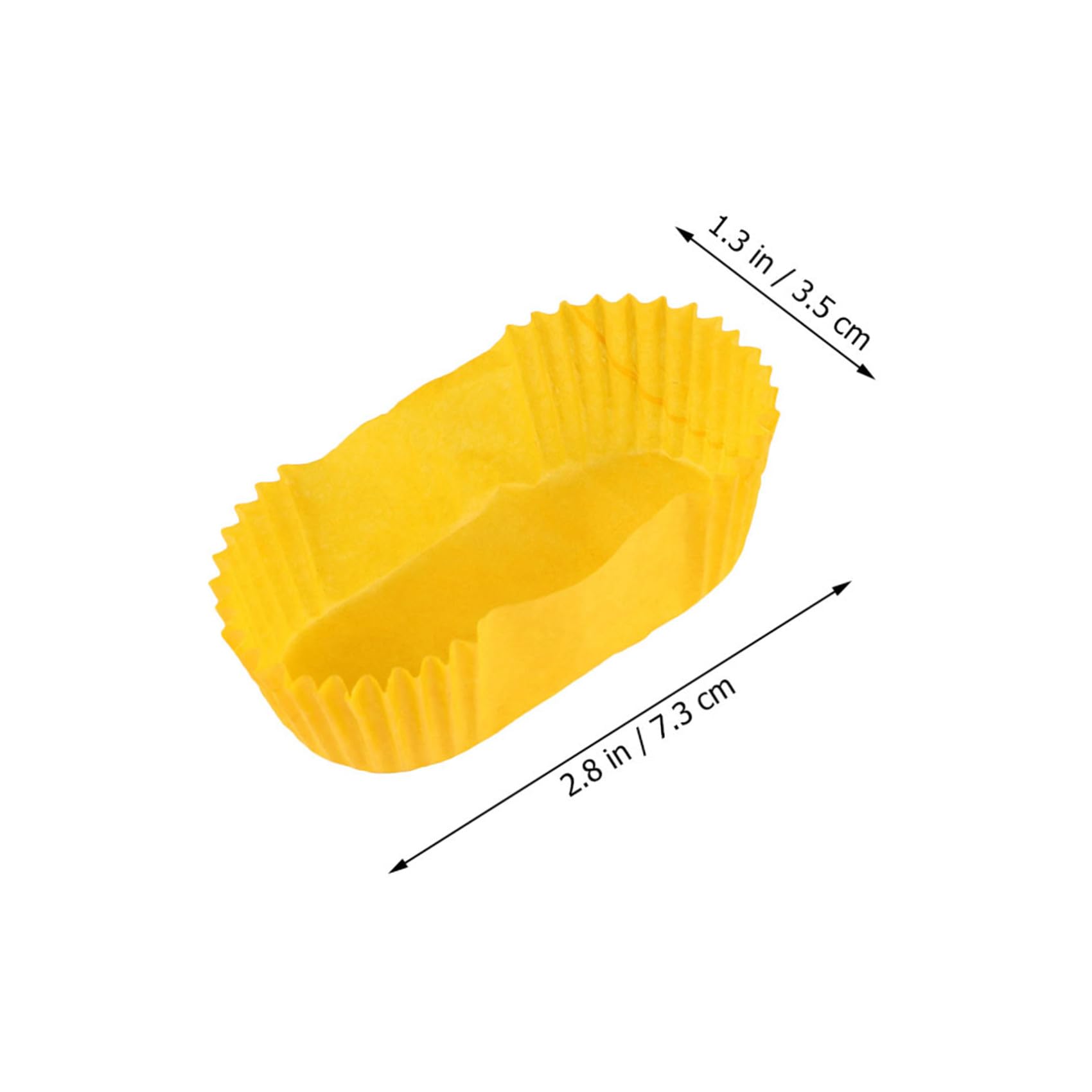 Angoily 2000 Pezzi Set da 2000 Pirottini di Carta Rettangolari Antiaderenti per Cupcake, Stampi per Torta Fatti in Casa in Carta Leggera, per Feste, Matrimoni e Panetteria