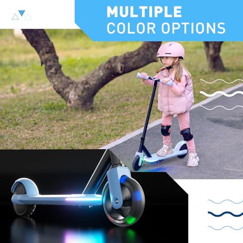 Image of Hiboy ES1 Electric Scooter for Kids Ages 4-10 | LED Light-Up Wheels & Side Lights, 5MPH Safe Speed, Easy Control, Safety Kids Scooter, UL2272 Certificate