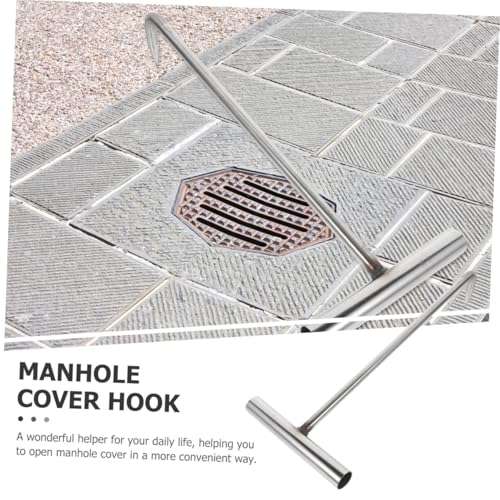 Gancho de elevación en T de acero inoxidable, herramienta multiusos robusta de 38 cm 6