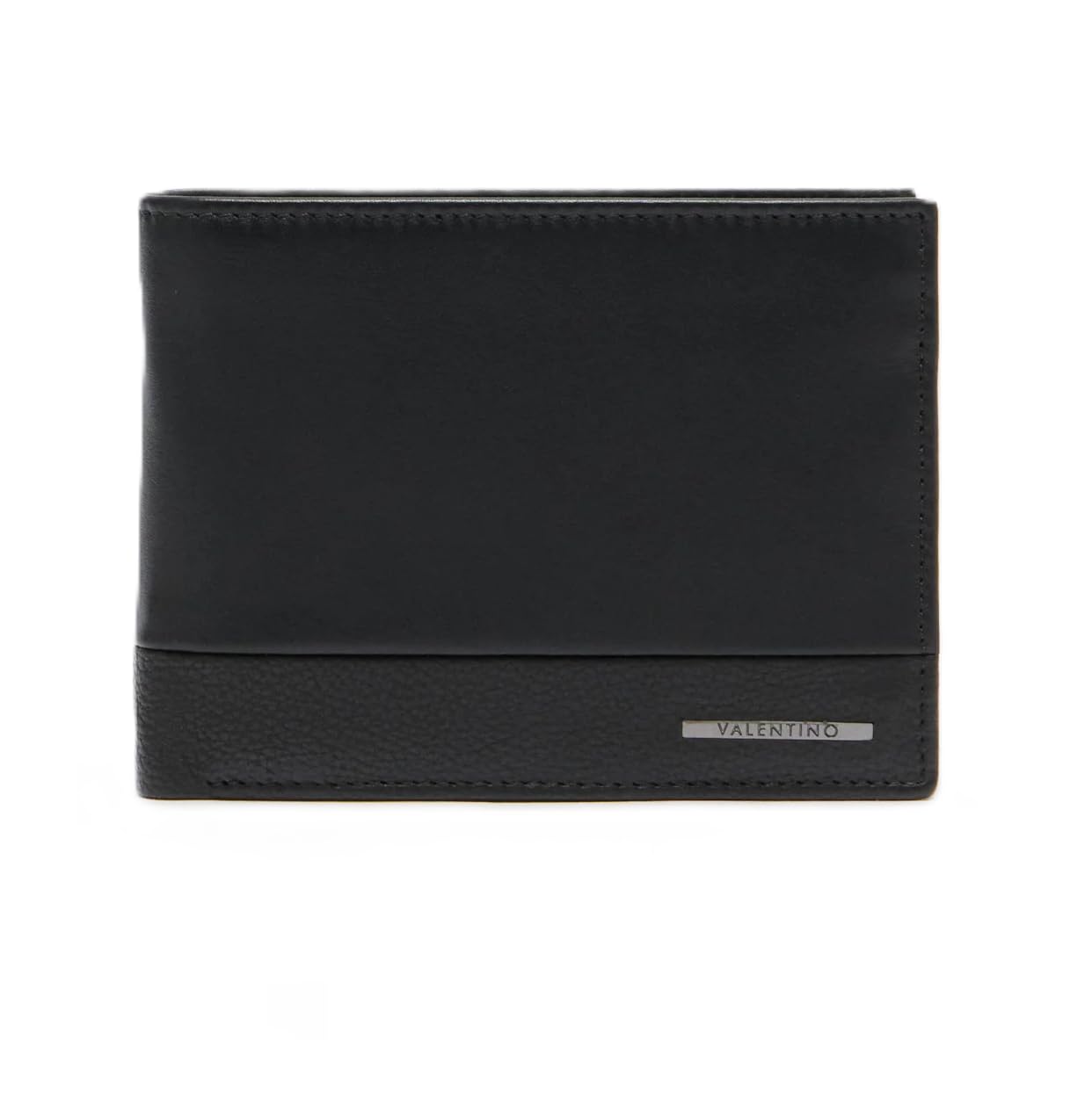 VALENTINO Legend (VPP9OI15) Cartera de Piel para Hombre, Negro
