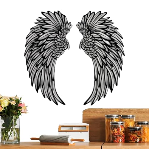Art mural ailes d'ange sculpture haut de gamme pour intérieur et jardin