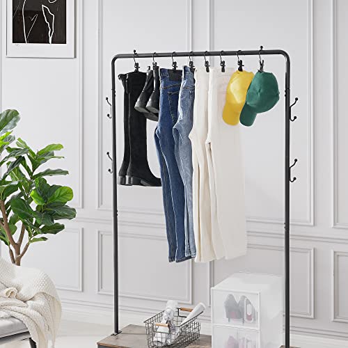 Bewishome 30 Pcs Boot Hangers For Closet, Laundry Hooks With Clips, Boot Hanging Hold Clip, Clothes Pins, Space Saving Portable Travel Hangers Clip, Jeans, Tall Boots, Towel, Black Fyc30B #TOP2