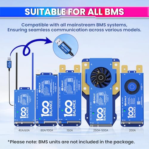 Image of amiciSolar UART to USB Cable for DALY BMS | Data Transfer Cable with 9600bps Baud Rate for PC & Device Communication