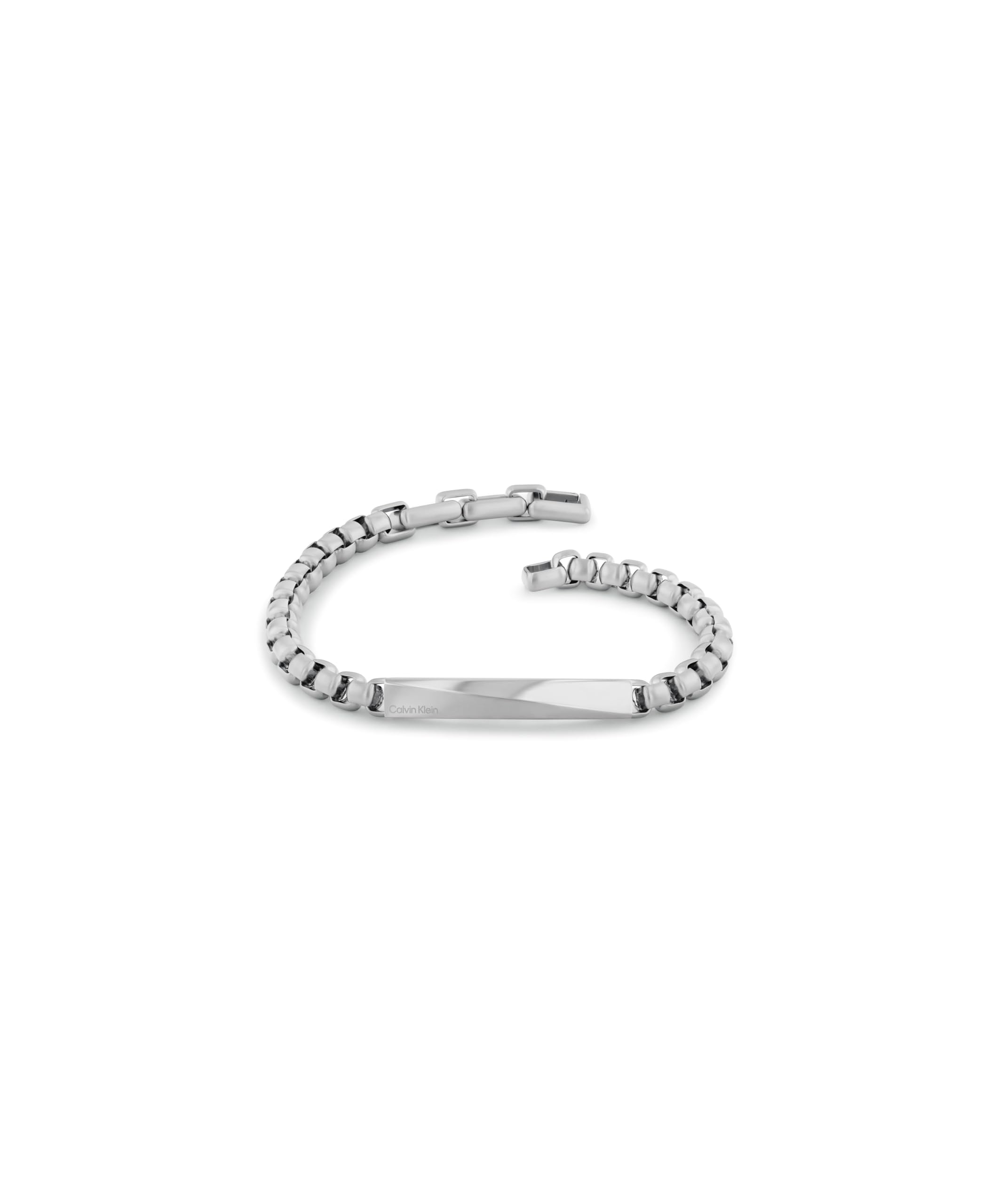 Pulsera de identificación de acero inoxidable Calvin Klein para hombre