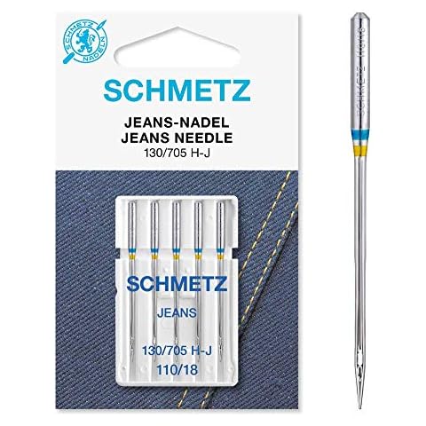 SCHMETZ 5 Jeans Needles 110/18 for Sewing Machines Cover