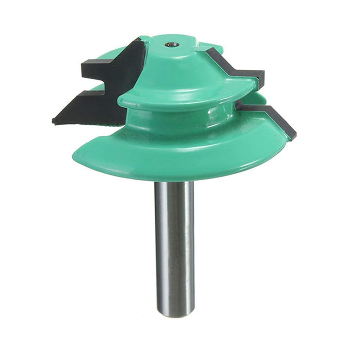 1/4" Shank 1-1/2" Blade Diameter Router Bit, 45 Degree Lock Miter Stock Joint Router Bit, Woodworking Milling Cutter Wood Drilling Power Tools (1/4"*1