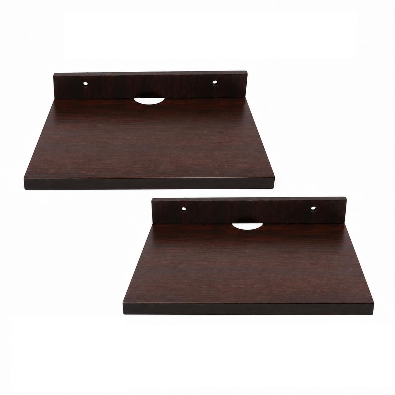 pine wood setup box stand | set top box stand wall mount for home wall shelf for holding speakers wifi router game console remote streaming device (2)