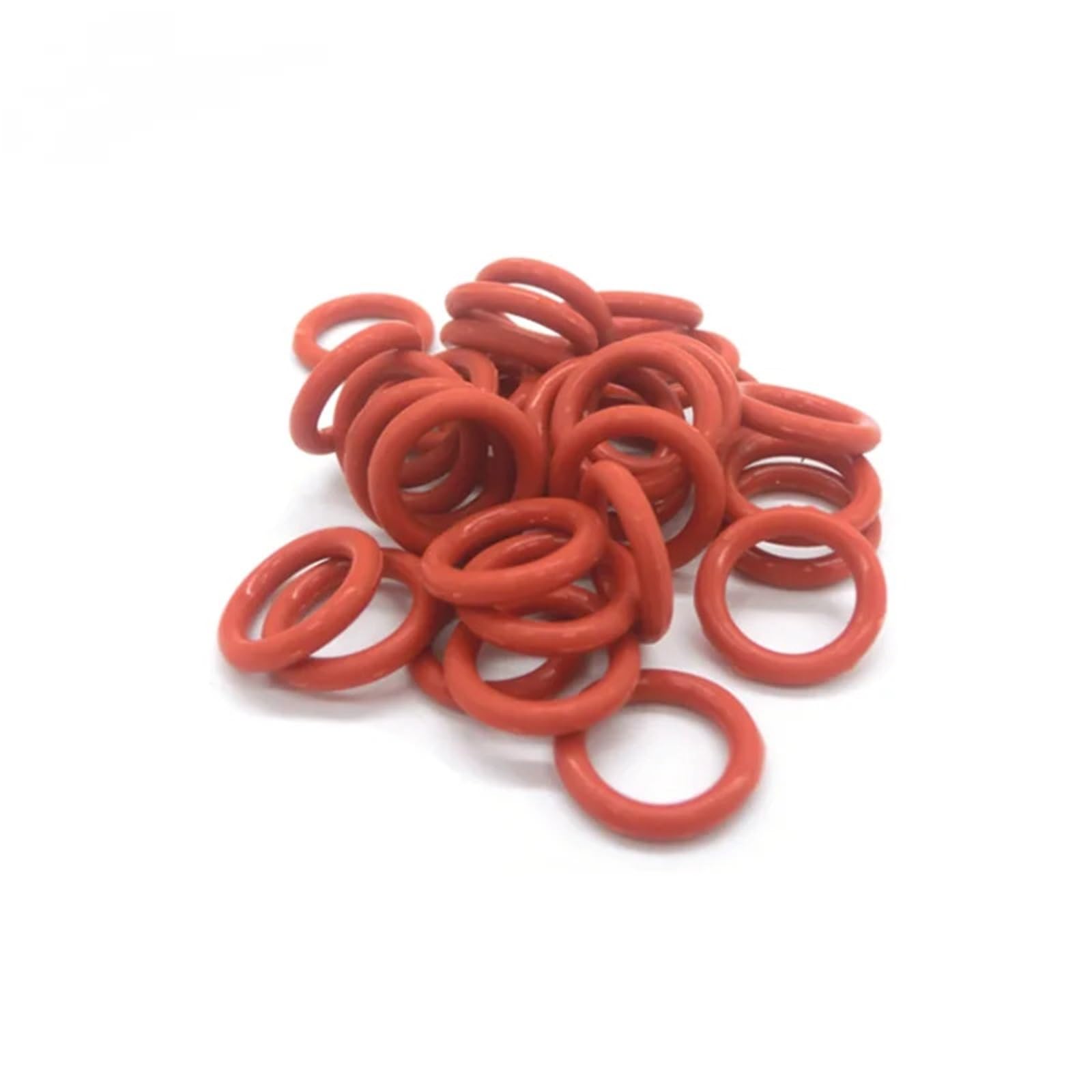 Junta de anillo silicona roja CS 4 mm tórica caucho O para fontanería, reparación(RED200pcs,OD 58mm ID 50mm)
