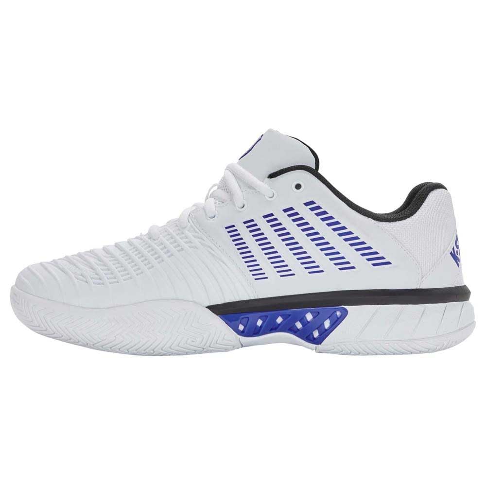 K-Swiss Express Light 3, Scarpe da Tennis Uomo, White Dazzling Blue Black, 44 EU