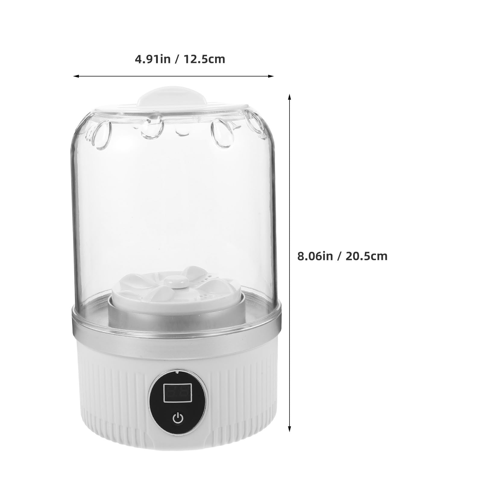 DOITOOL Mini lavadora portátil: lavadora recargable para calcetines, ropa interior y prendas delicadas - Lavadora eléctrica pequeña y compacta