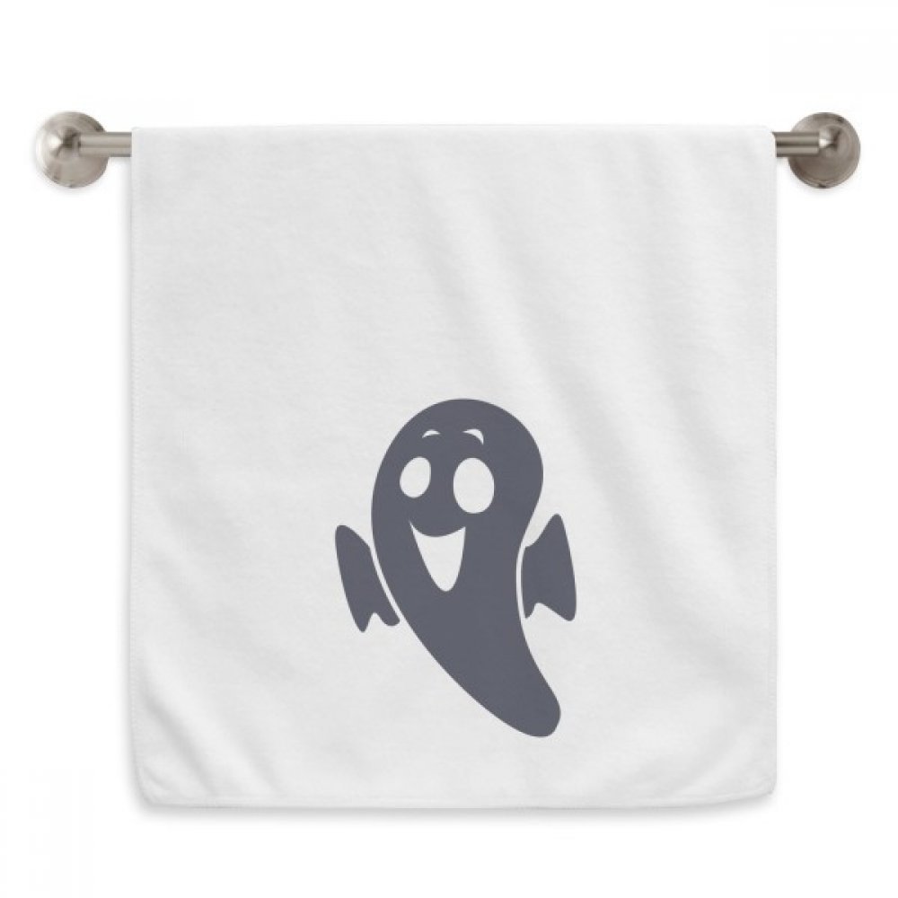 Serviette débarbouillette Halloween Little Devil blanche pour peaux sensibles