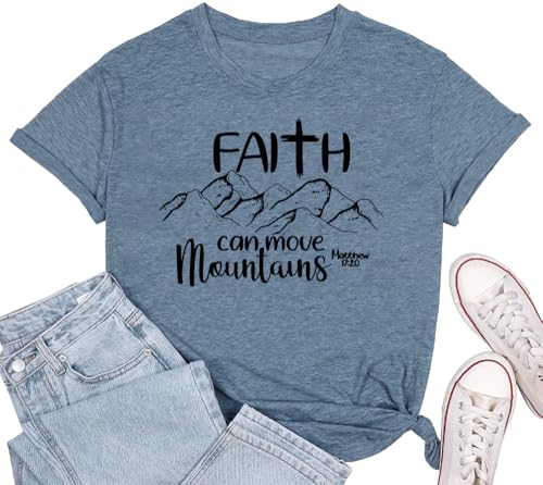Inspirational Shirt for Women Novelty Mountain...