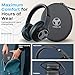 TREBLAB Z2 Active Noise Cancelling Workout Headphones - Signature-HD Sound, Deep Bass, 35H Battery, Comfortable, Foldable Over Ear Bluetooth Headphones Wireless. for Gym, Sport, Travel. Mic for Calls