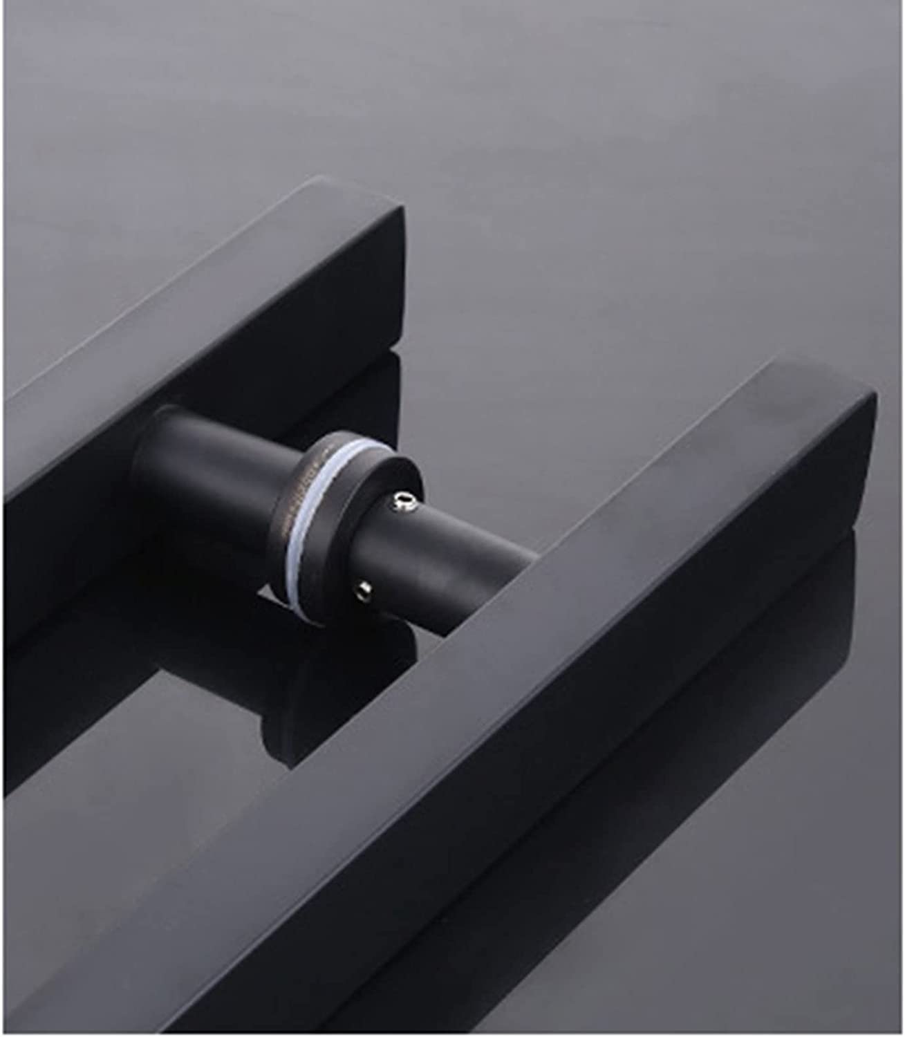 Deurgreep Vierkant per paar 325x60x25mm - mat zwart