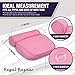 Regal Bazaar Pink Bath Pillow - Bathtub Cushion for Neck and Back Support - Fits Any Tub Type - Practical Gift Idea for All Spa Lovers - Soft to Touch Fabric with 6 Suction Cups