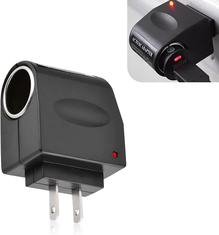 Conversor de energia 220 V AC para 12 V DC icykale com tomada tipo acendedor – 1 unidade