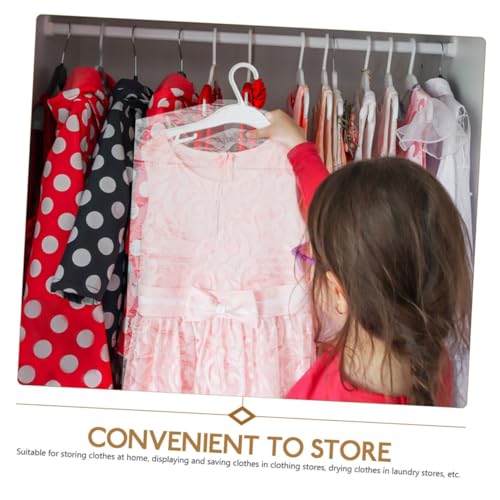 40pcs Plastic Clothes Covers Garment Storage Bags for Dry Cleaning Simple and Practical Design2