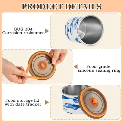 Contenedor para café con tapa al vacío 500 ml acero inox. miniatura 5