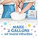 Original Stationery Product Name Instant Snow Powder [2 gallons] Creates Slushie Fake Snow. Use with Slime, Daiso Clay and Floam Beads to Make Cloud Slime - Artificial Snow Decoration