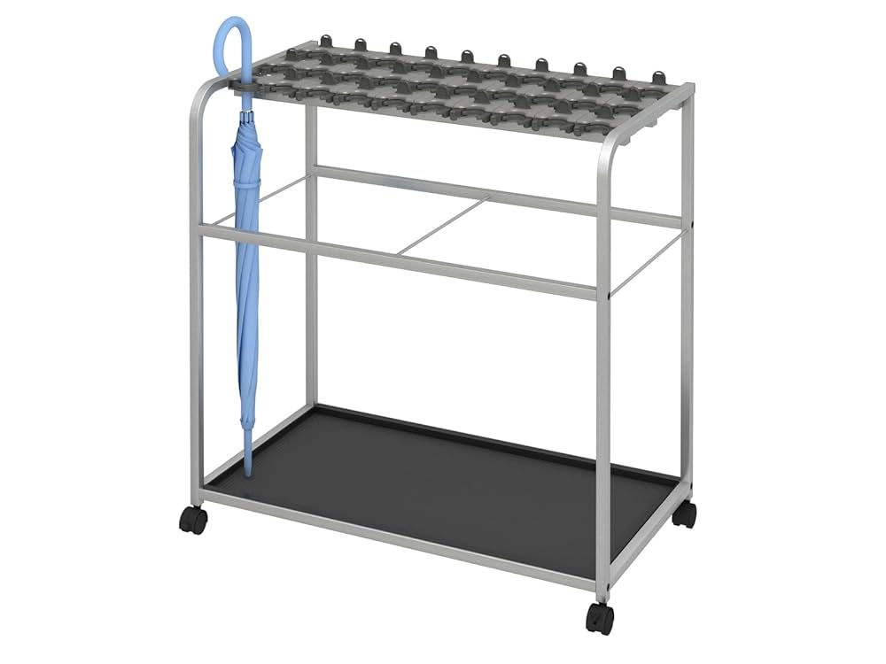 MANY  傘立て Amazon.co.jp: トヨダプロダクツ 鍵付 傘立て 業務用 30本 LA19