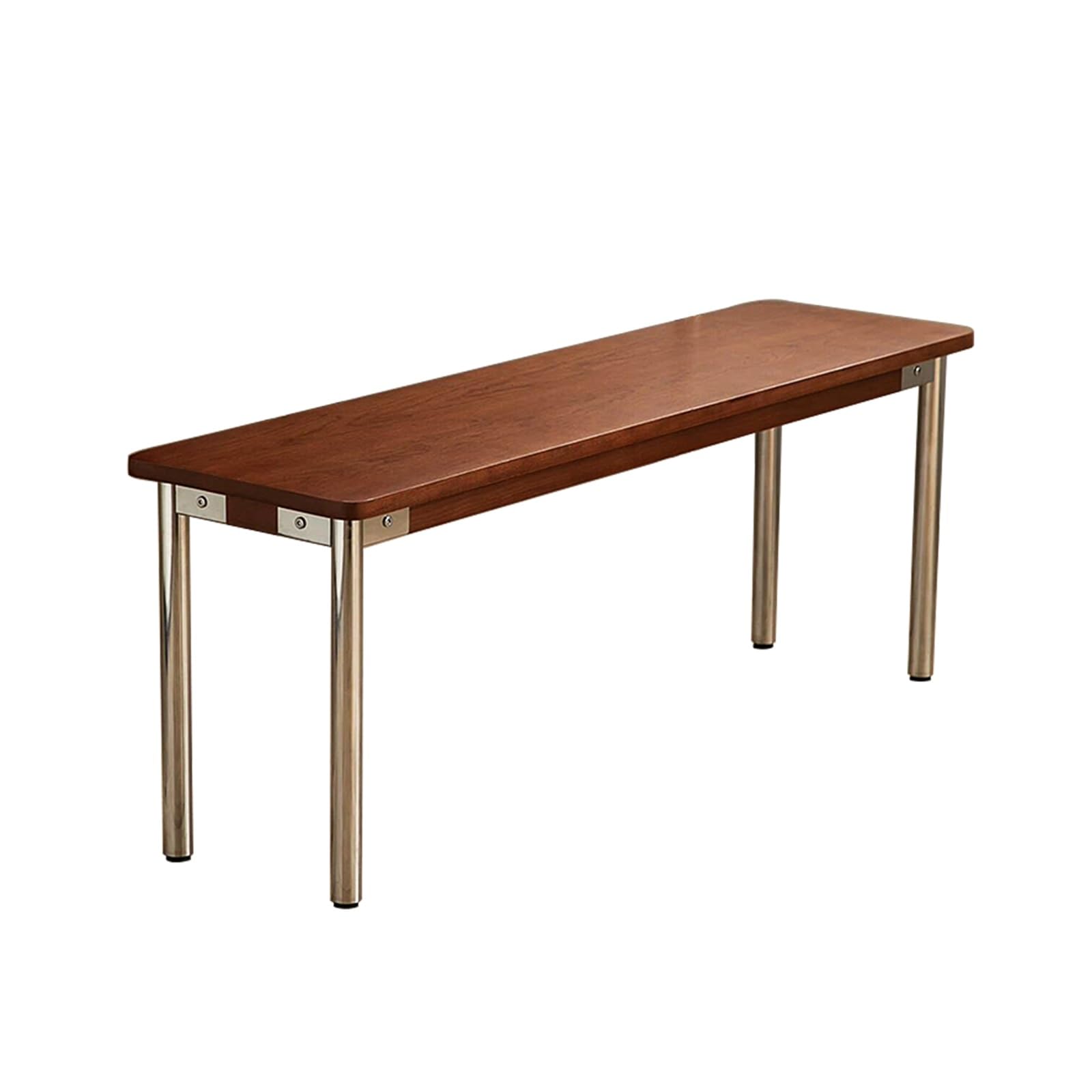 Asiento moderno de pasillo en madera y metal para decoración nórdica