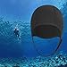 DYNWAVE Snorkeling Cap for Head and Ear Protection in Water Activities - Black