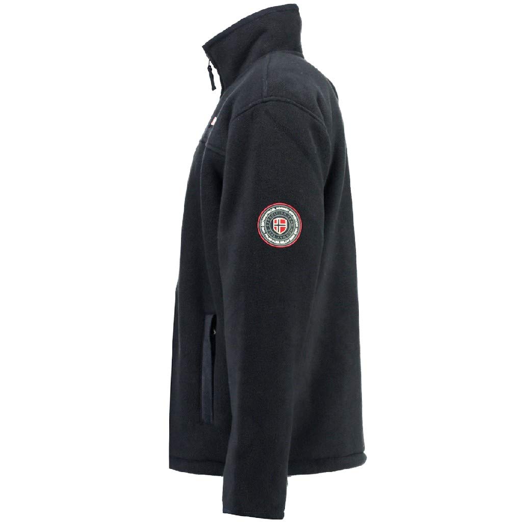 Geographical Norway Usine Veste polaire chaude pour homme Doublure en fourrure polaire Taille S à XXL