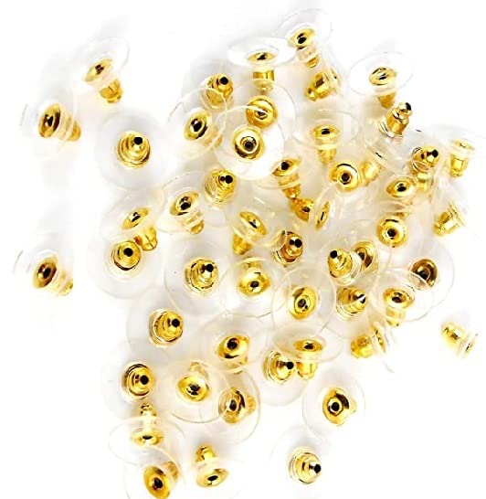 meryCraft Golden Earring Backs Stopper Earnuts Stud Earring Rubber Back Supplies for Jewelry Findings Making Accessories Golden (Pack of 50) MCI-STPR-006 (B0B1J9916C) Amazon Price History, Amazon Price Tracker