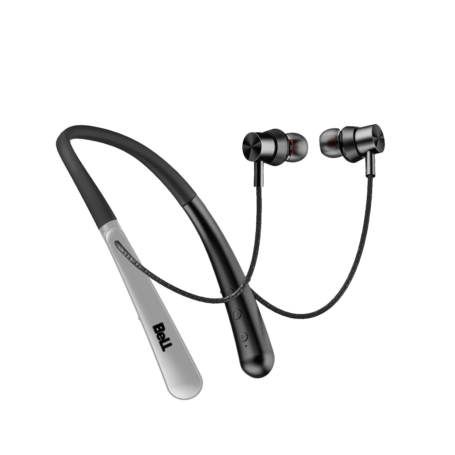 BeLL BLBHS180 Bluetooth Wireless in Ear Earphone with mic, Fast Charge & Upto 100 Hrs Playtime, Extra Super Deep Bass, Bluetooth Headset Neckband (B0BSTKKMD1) Amazon Price History, Amazon Price Tracker