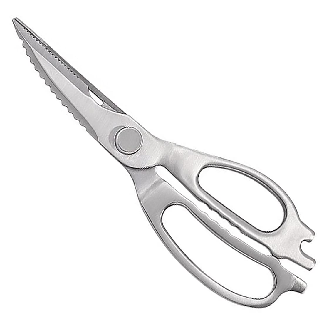 Mnuvxzaewf Silver Professional Stainless Steel Multifunctional Strong Chicken Bone Scissors Vegetable